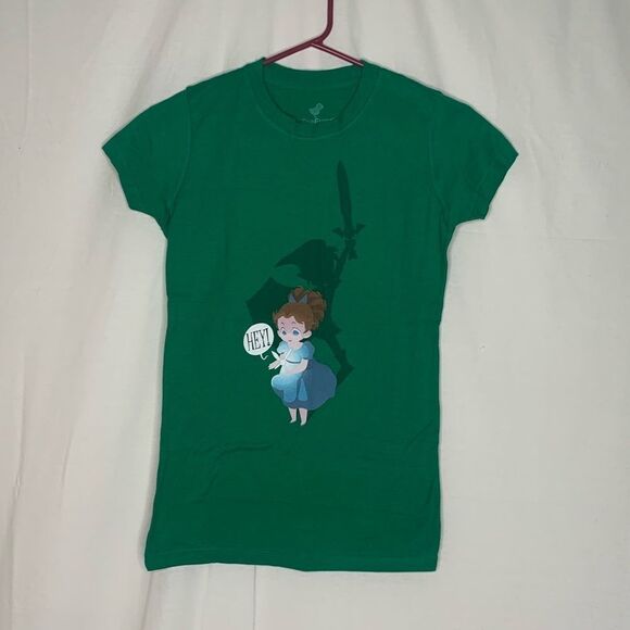 Teefury Wendy Peter Pan Link Zelda Mashup T Shirt - Picture 2 of 5